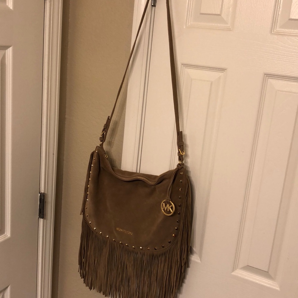 Suede Michael Kors purse